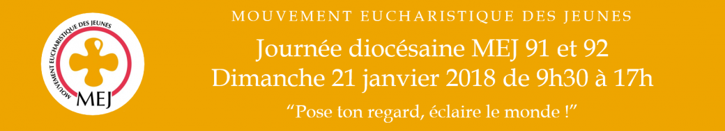 Journée diocésaine MEJ 91 et 92