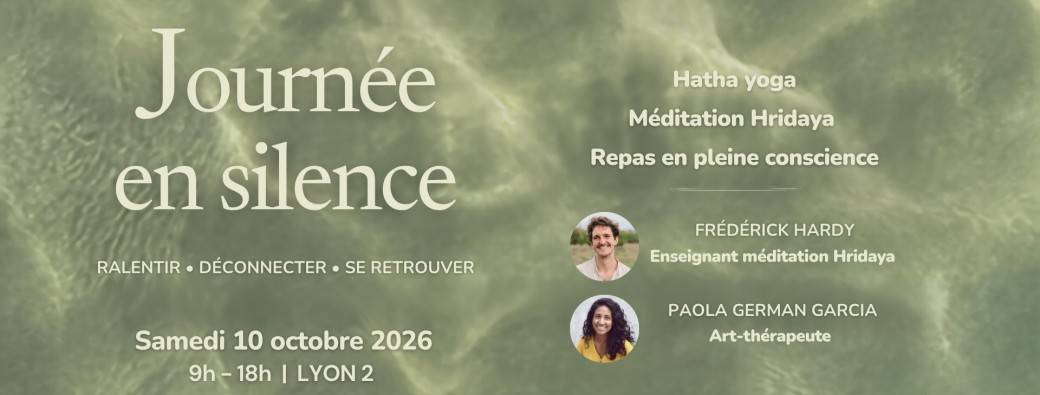 Journée en silence 10 octobre - Lyon 