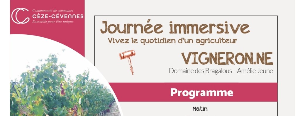 Journée immersive Vigneronne