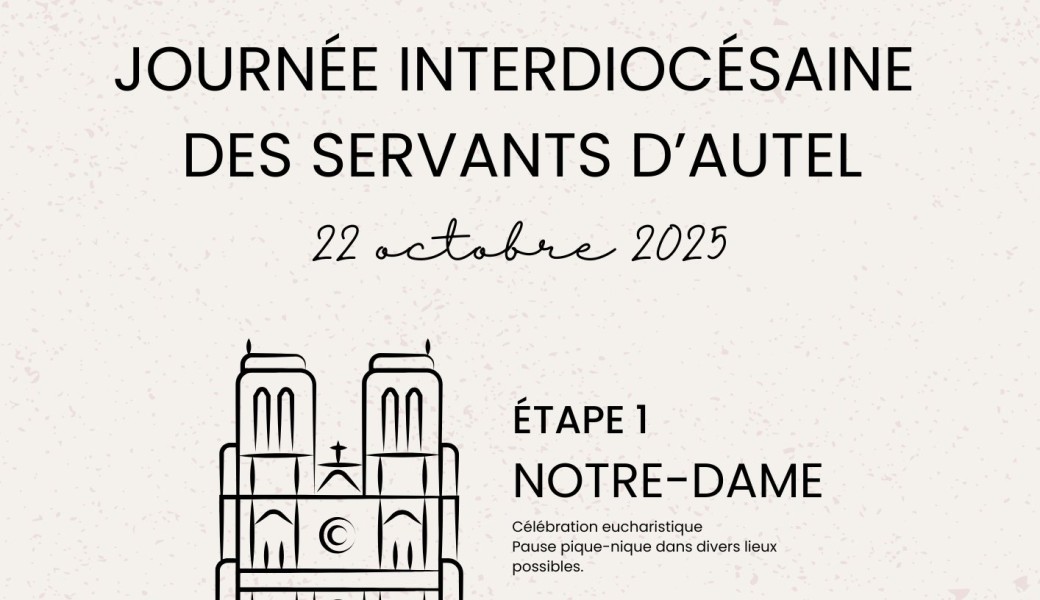 Journée Inter. Dio.  à Notre-Dame de Paris