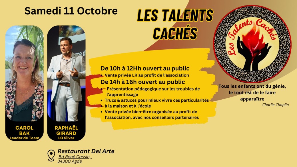 Journée Les talents cachés et vente privée bien être
