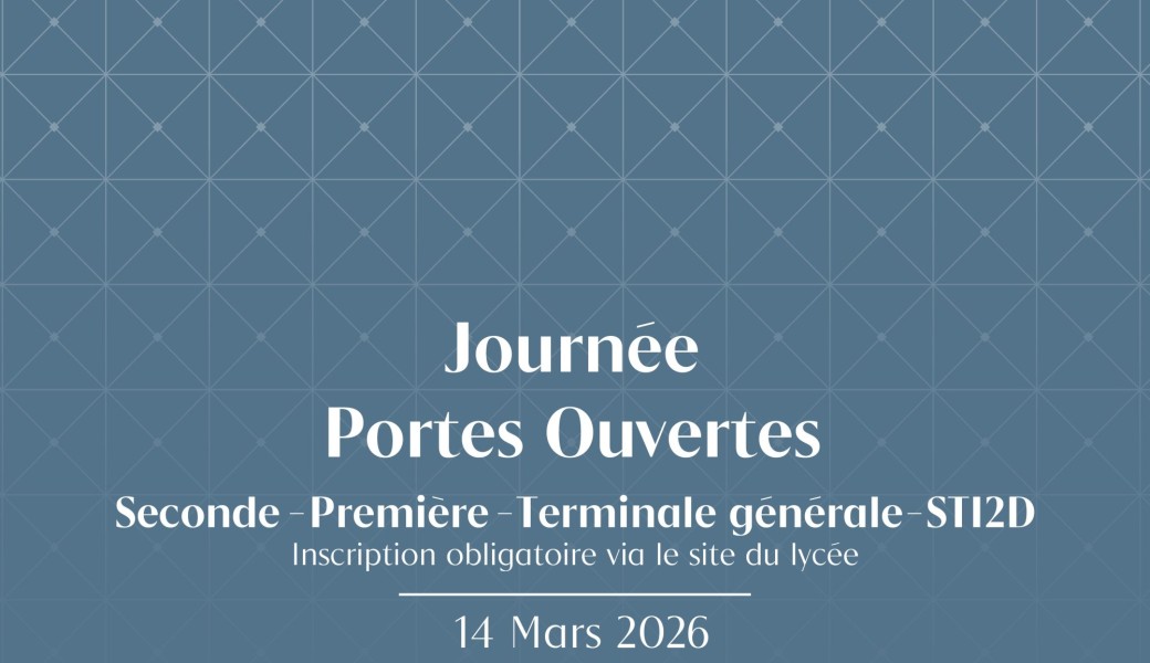 Journée Portes Ouvertes à Louis-le-Grand 14 mars 2026