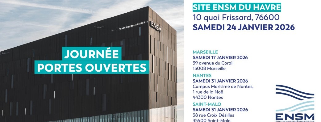 Journée Portes Ouvertes ENSM 2026 - Le Havre 