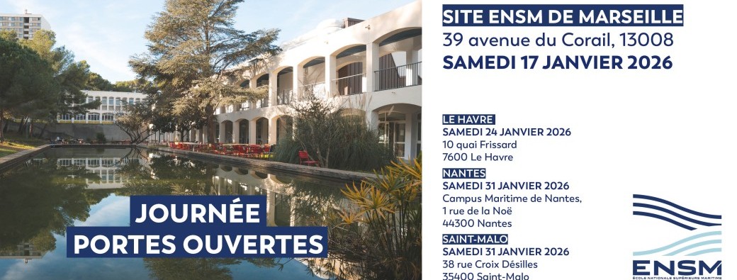 Journée Portes Ouvertes ENSM 2026 - Marseille