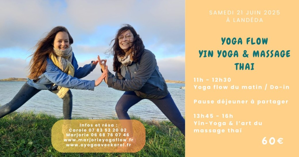 Journée Yoga Flow, Yin yoga & Massage thaï
