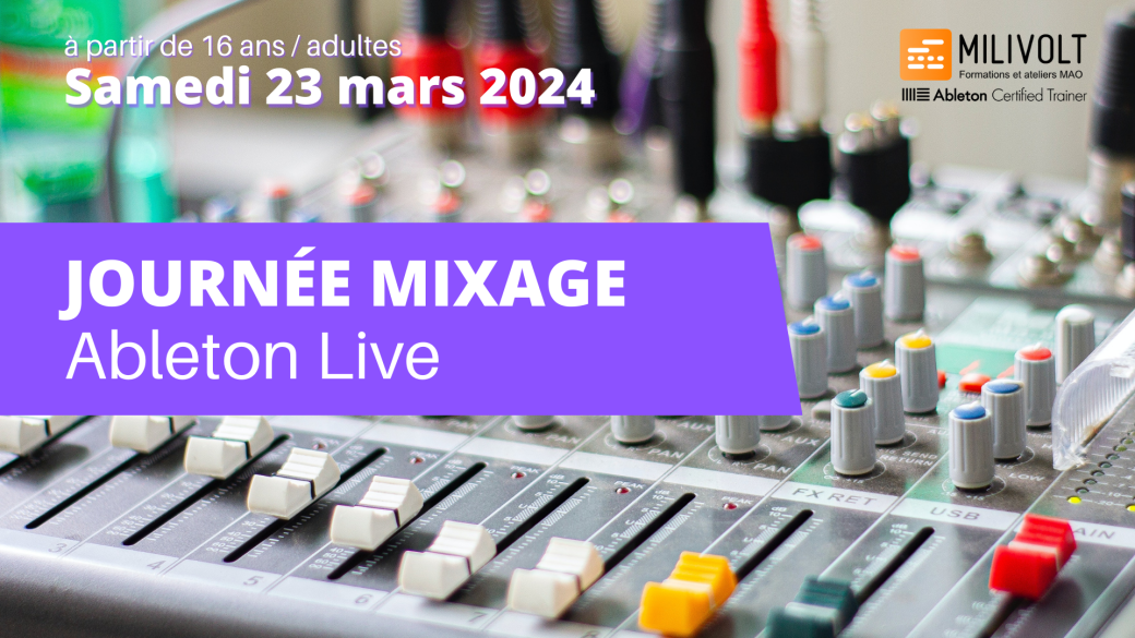 JOURNÉE MIXAGE Ableton Live