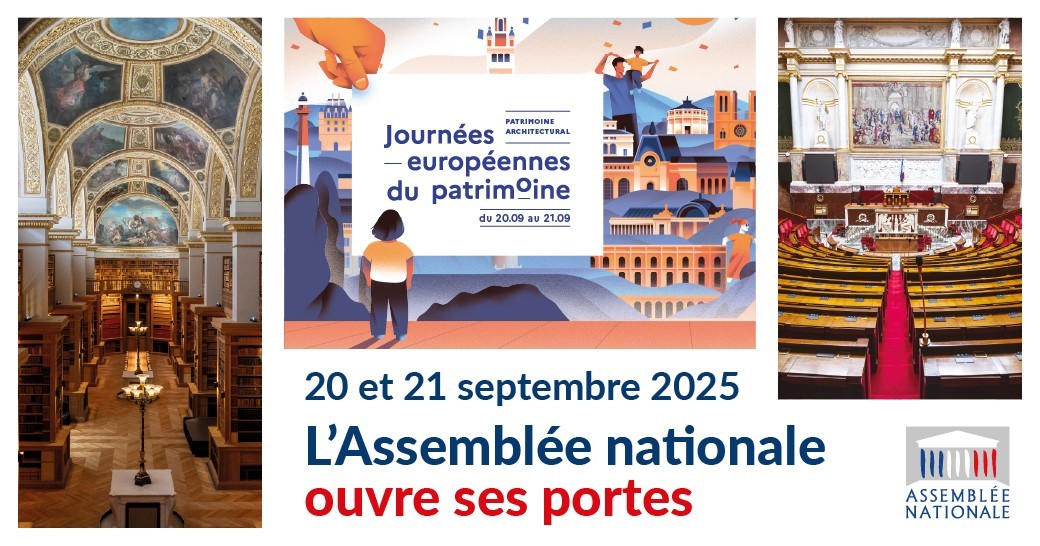 Journées européennes du Patrimoine à l'Assemblée nationale