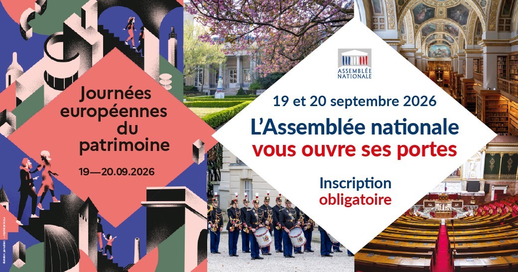 Journées européennes du patrimoine à l'Assemblée nationale