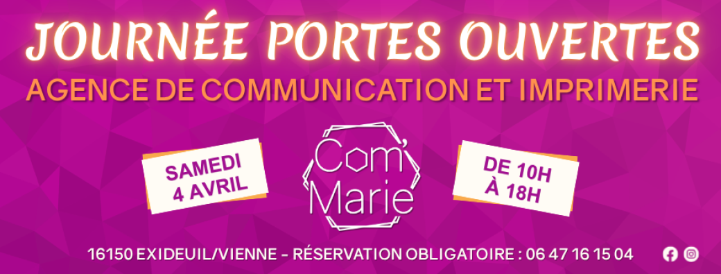 Journées Portes Ouvertes - Com' Marie