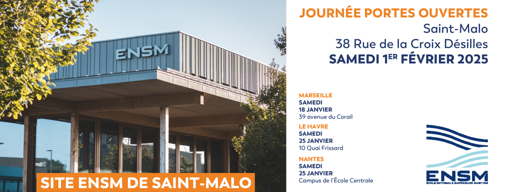 Journée Portes Ouvertes ENSM 2025 - Saint-Malo