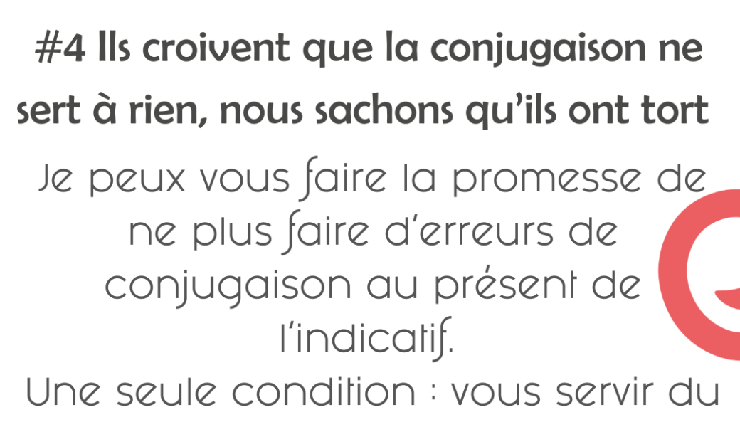 J'peux pas j'ai orthographe #4 Ils croivent que la conjugaison ne sert à rien, nous sachons qu’il
