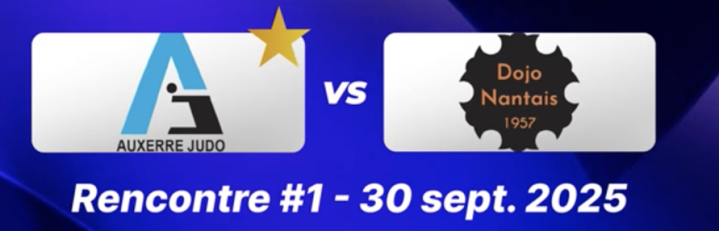 JUDO PRO LEAGUE - J1 - AUXERRE VS DOJO NANTAIS