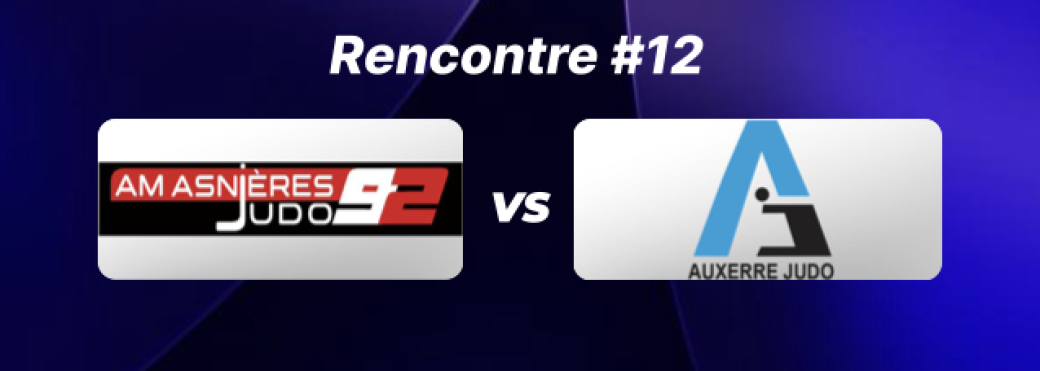 JUDO PRO LEAGUE - J2 - AM ASNIÈRES VS AUXERRE JUDO