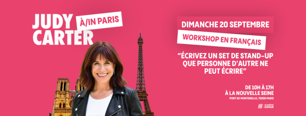 JUDY CARTER - WORKSHOP EN FRANÇAIS