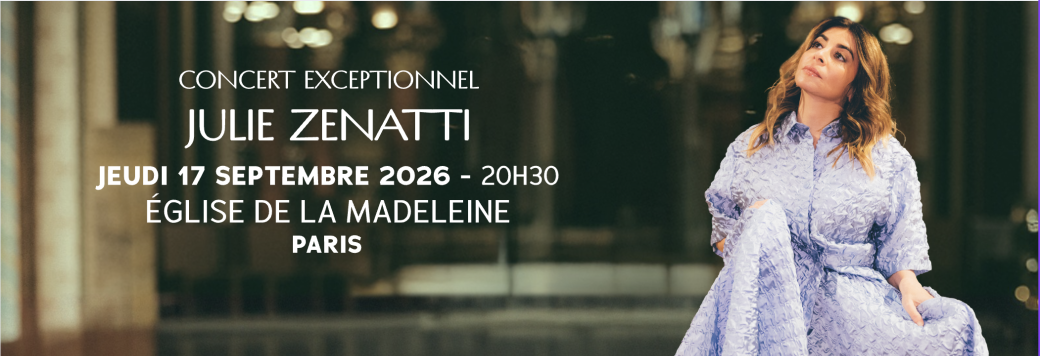 Julie Zenatti - Concert à La Madeleine