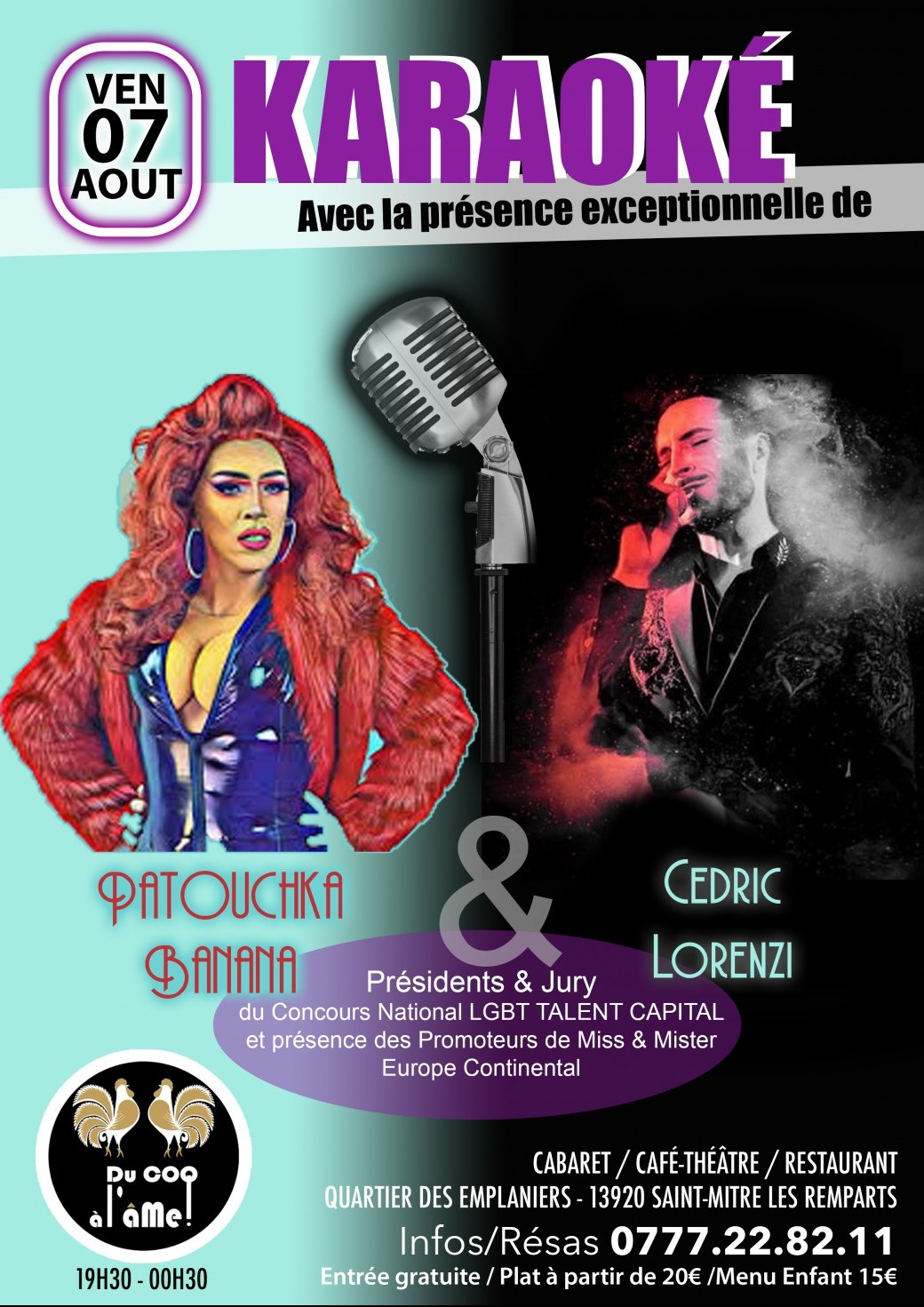 KARAOKÉ Avec Patouchka Banana et Cédric Lorenzi