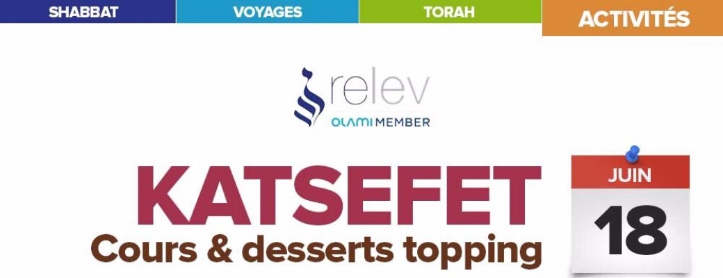 Katsefet - soirée desserts topping 18/06 