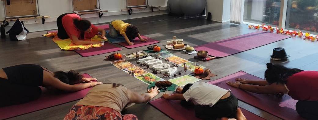 Yoga enfant et parent enfant chez Inspire Expire studio - Nice Ouest