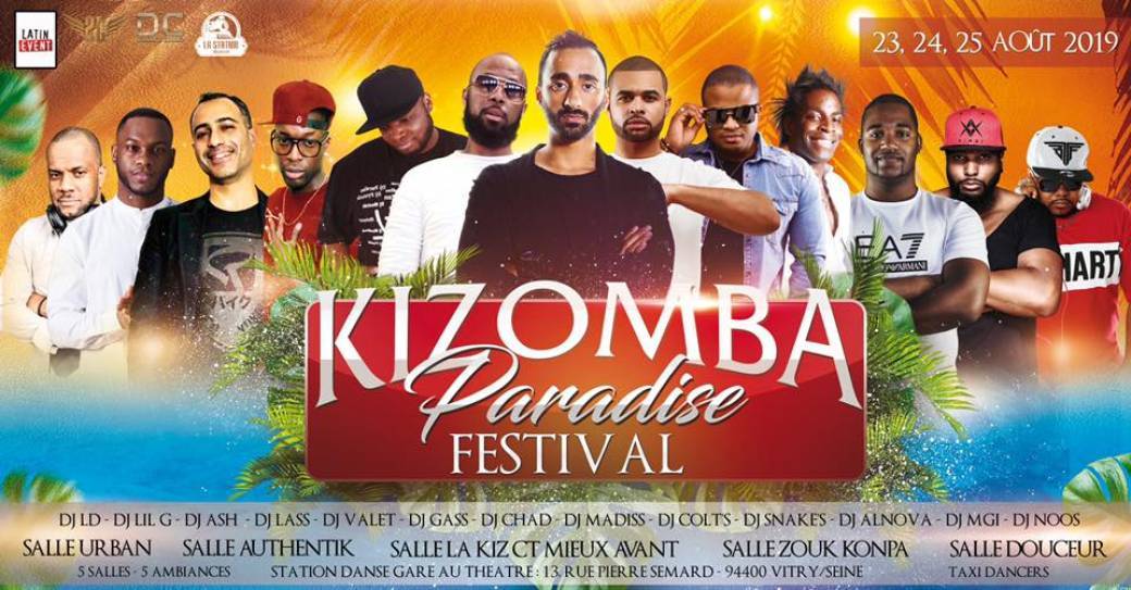 Kizomba Paradise Festival - 23.24.25 Aout 2019 - Station Danse