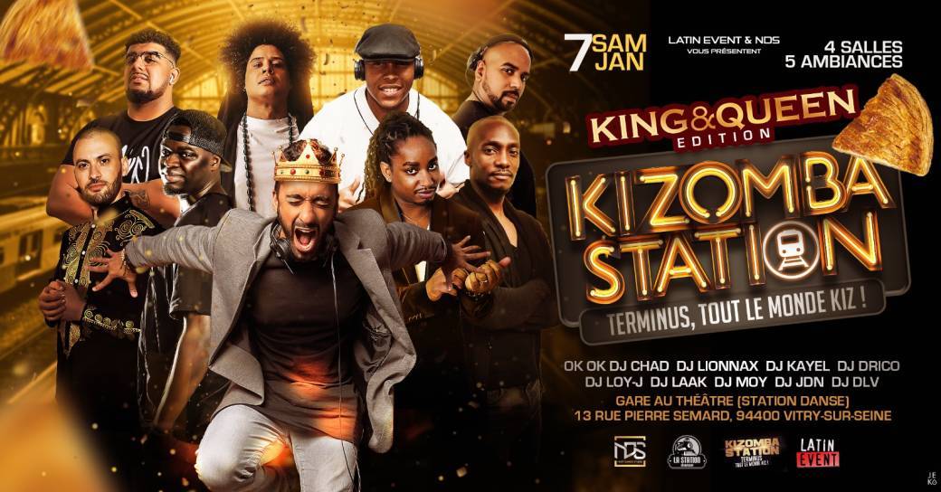Kizomba Station - Samedi 7 Janvier 2023 - King & Queen Edition