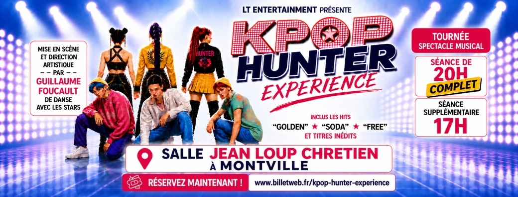 Kpop hunter à MONVILLE séance  17h  