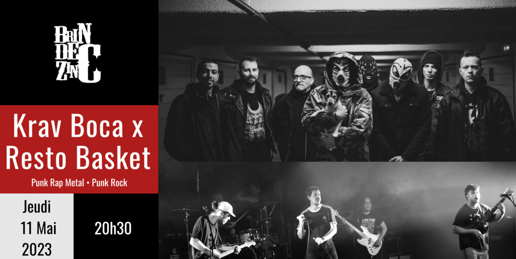 Krav Boca x Resto Basket (Punk Rap Metal • Punk Rock)