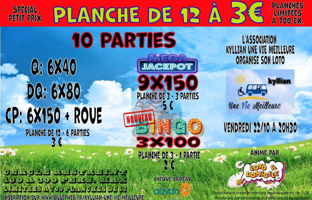 Loto du 22 Octobre 2021