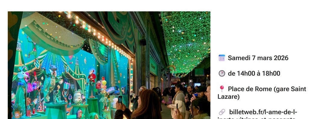 "L’âme de l’inerte" — Vitrines et passants