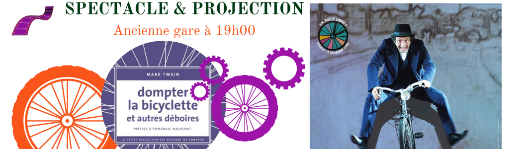 Projection-spectacle extérieur : Dompter la bicyclette