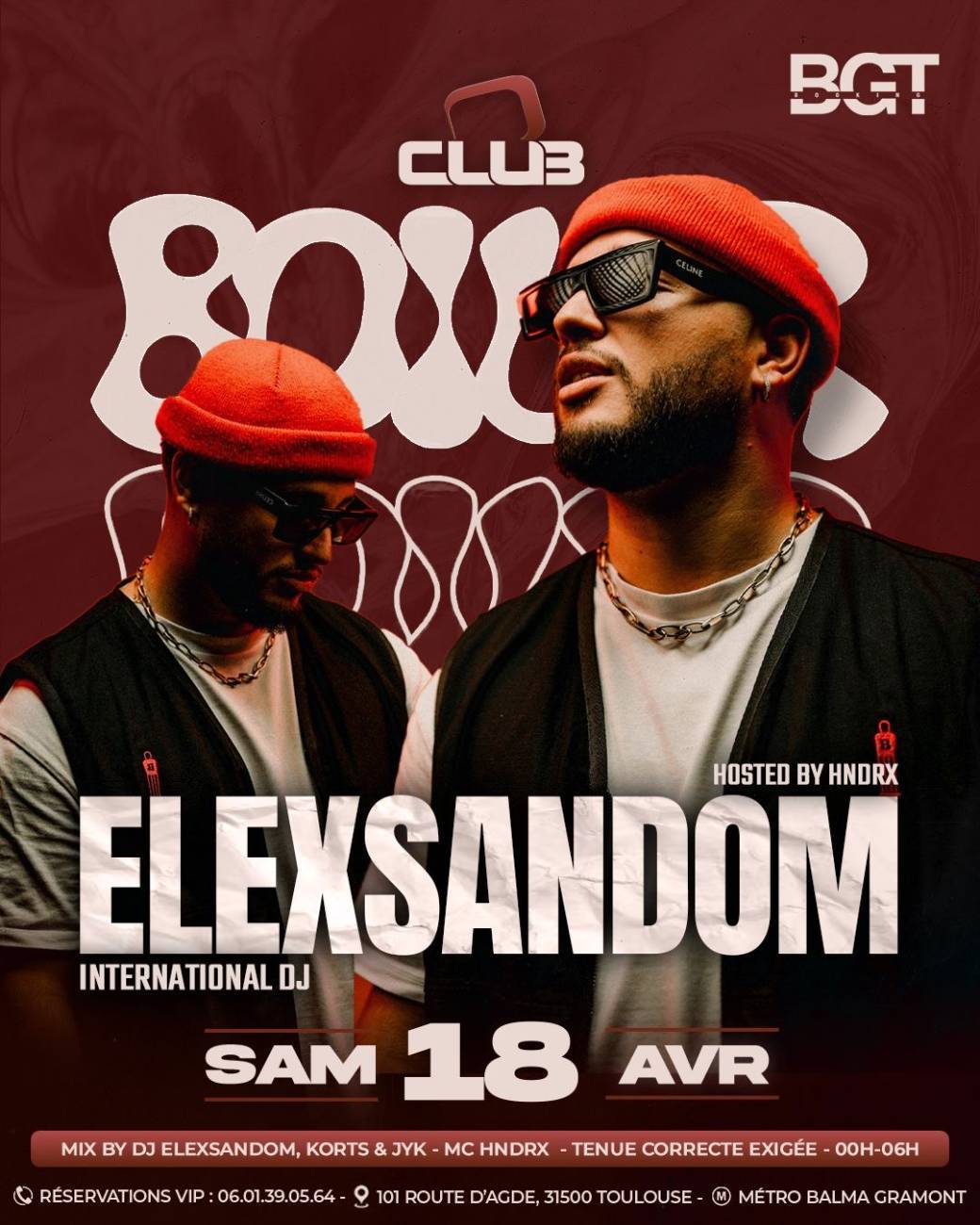 LA BOILER W/ ELEXANDOM - BILLETTERIE