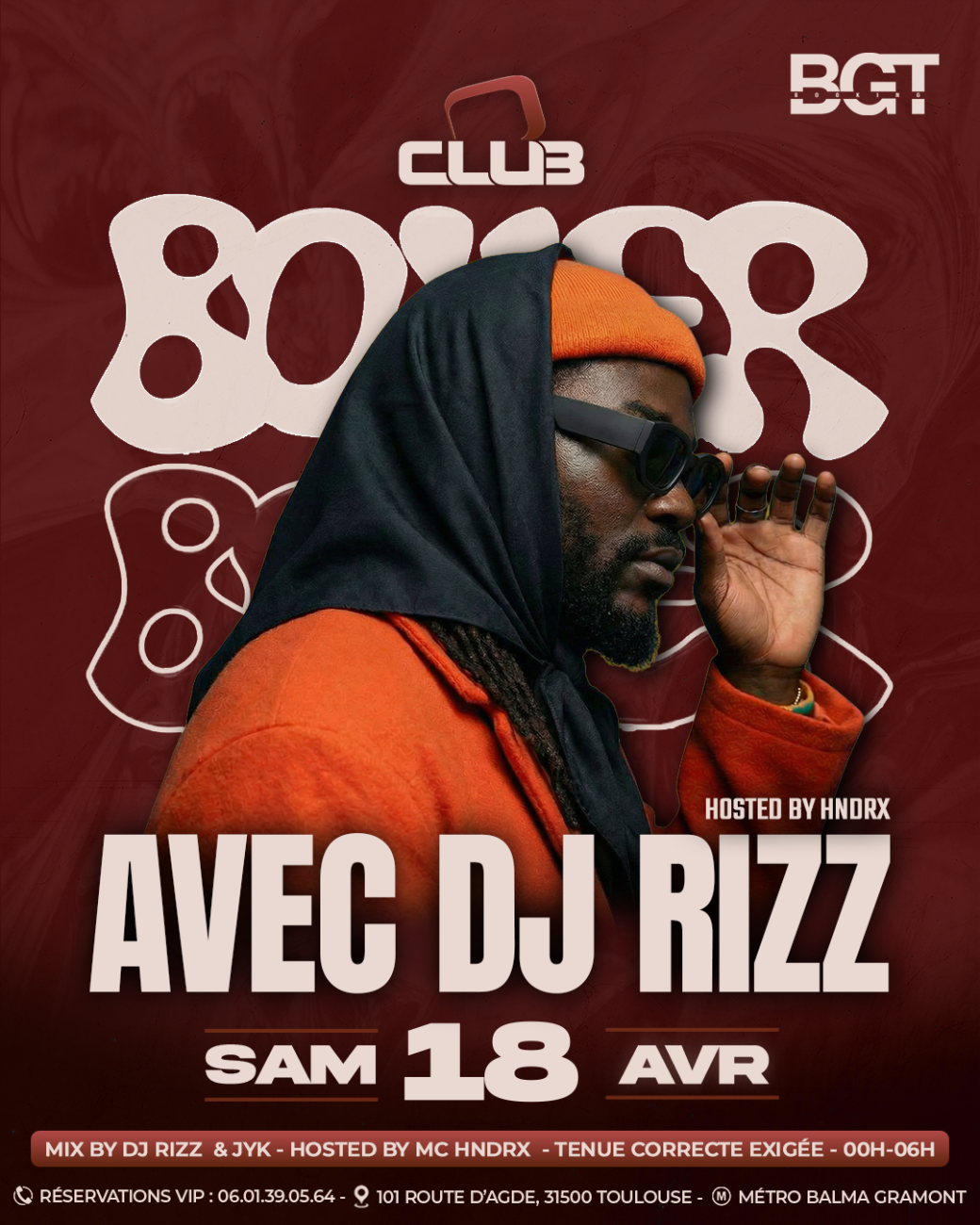 LA BOILER W/ RIZZ - BILLETTERIE