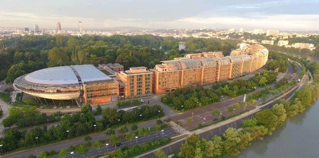 La cité internationale à Lyon 6e avec Marine