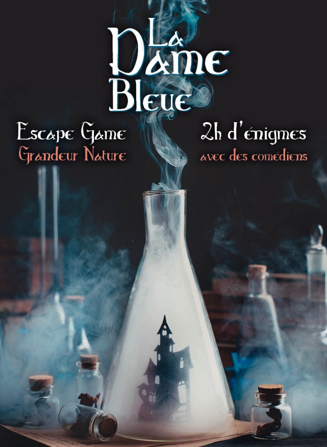 LA DAME BLEUE au MANOIR du PARIS COUNTRY CLUB
