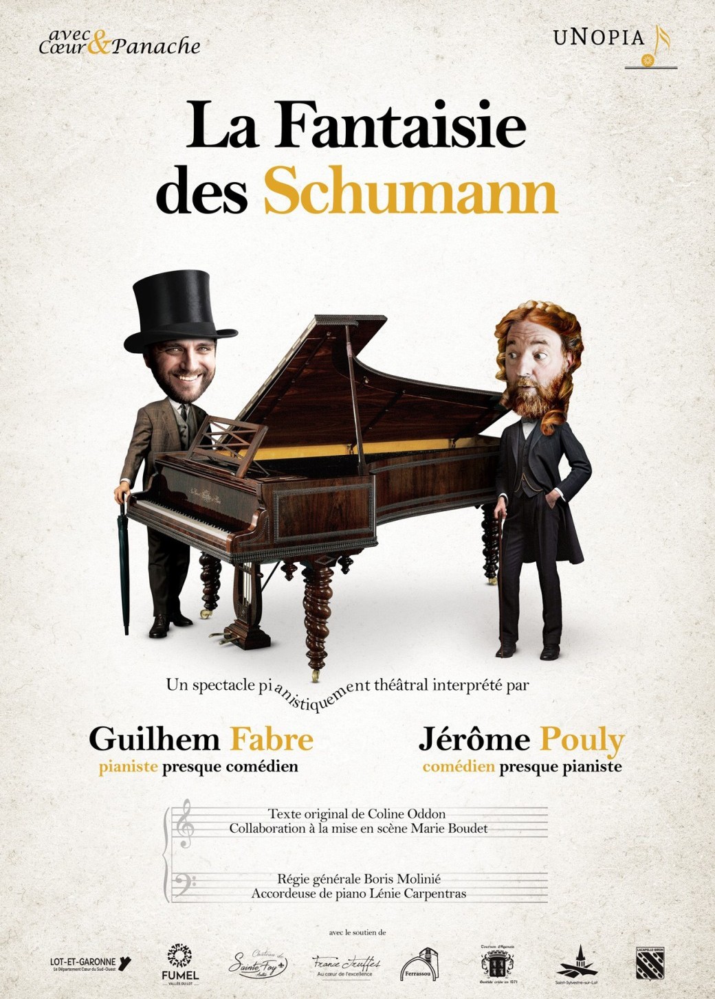 La fantaisie des Schumann - Théâtre musical par Guilhem Fabre et Jérôme Pouly