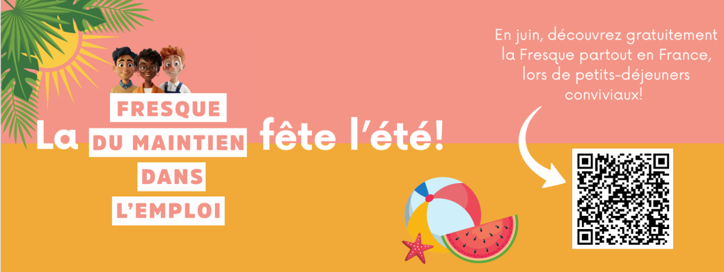 La Fresque du maintien dans l'emploi fête l'été... puis la rentrée!