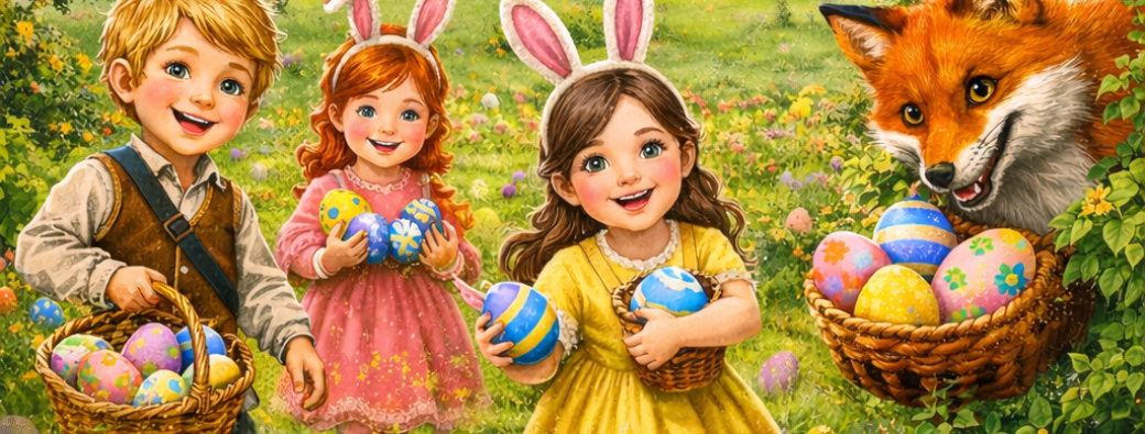 The Great Easter Egg Hunt at Château de Fayolle