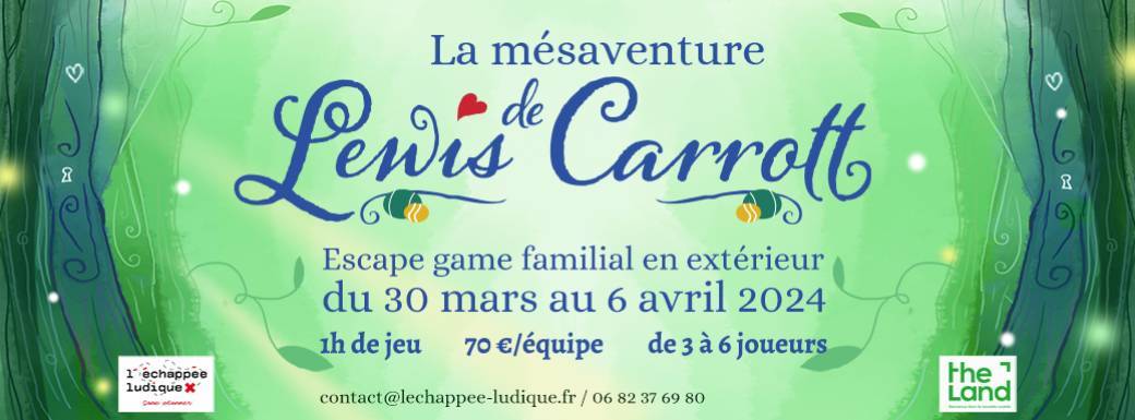 La Mésaventure de Lewis Carrott - escape game de Pâques en extérieur