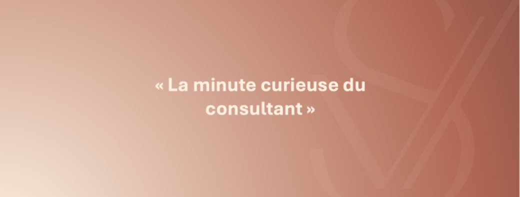 "La Minute Curieuse du consultant"
