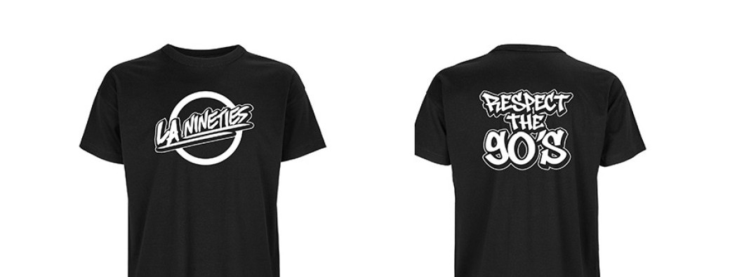 La Nineties présente son T-shirt officiel Edition Limitée