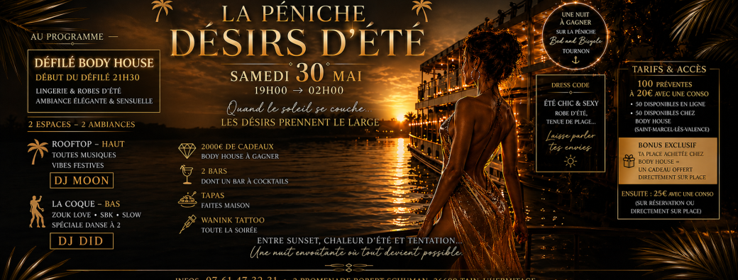 LA PÉNICHE DÉSIRS D’ÉTÉ 