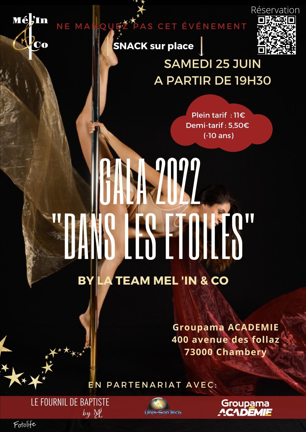 SPECTACLE DE POLE DANCE "DANS LES ETOILES"