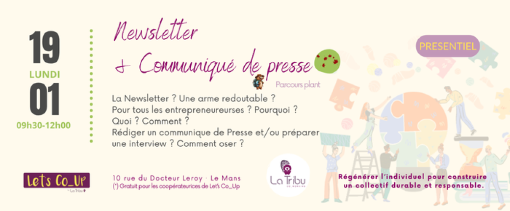Newsletter et Communiqué de presse