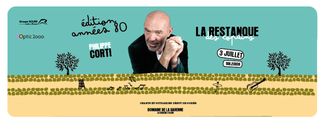 La Restanque des Copains / Années 80 avec Corti