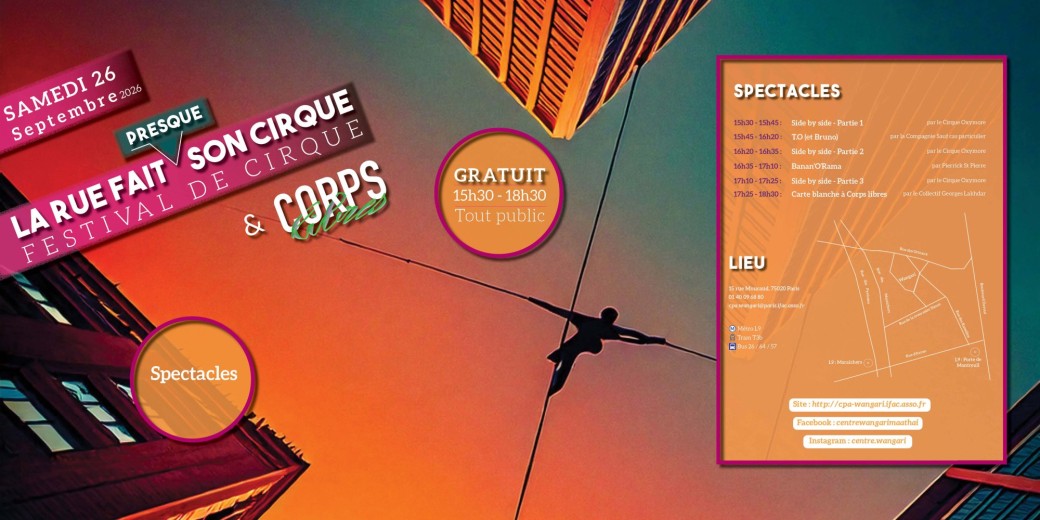 La rue fait (presque) son cirque - Festival de cirque GRATUIT !