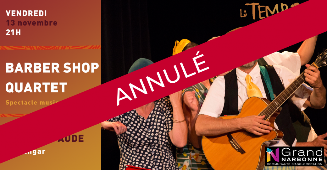 [ANNULÉ] La TEMPORA - Barber Shop Quartet à Fleury-d'Aude