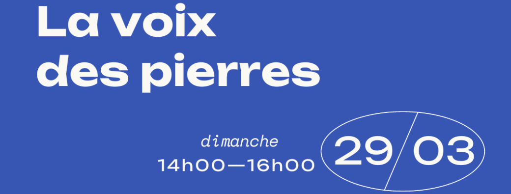 Bulle LA VOIX DES PIERRES