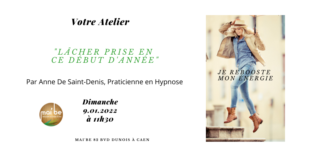 Lâcher prise en ce début d'année