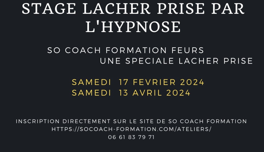 Lâcher prise par l'Hypnose