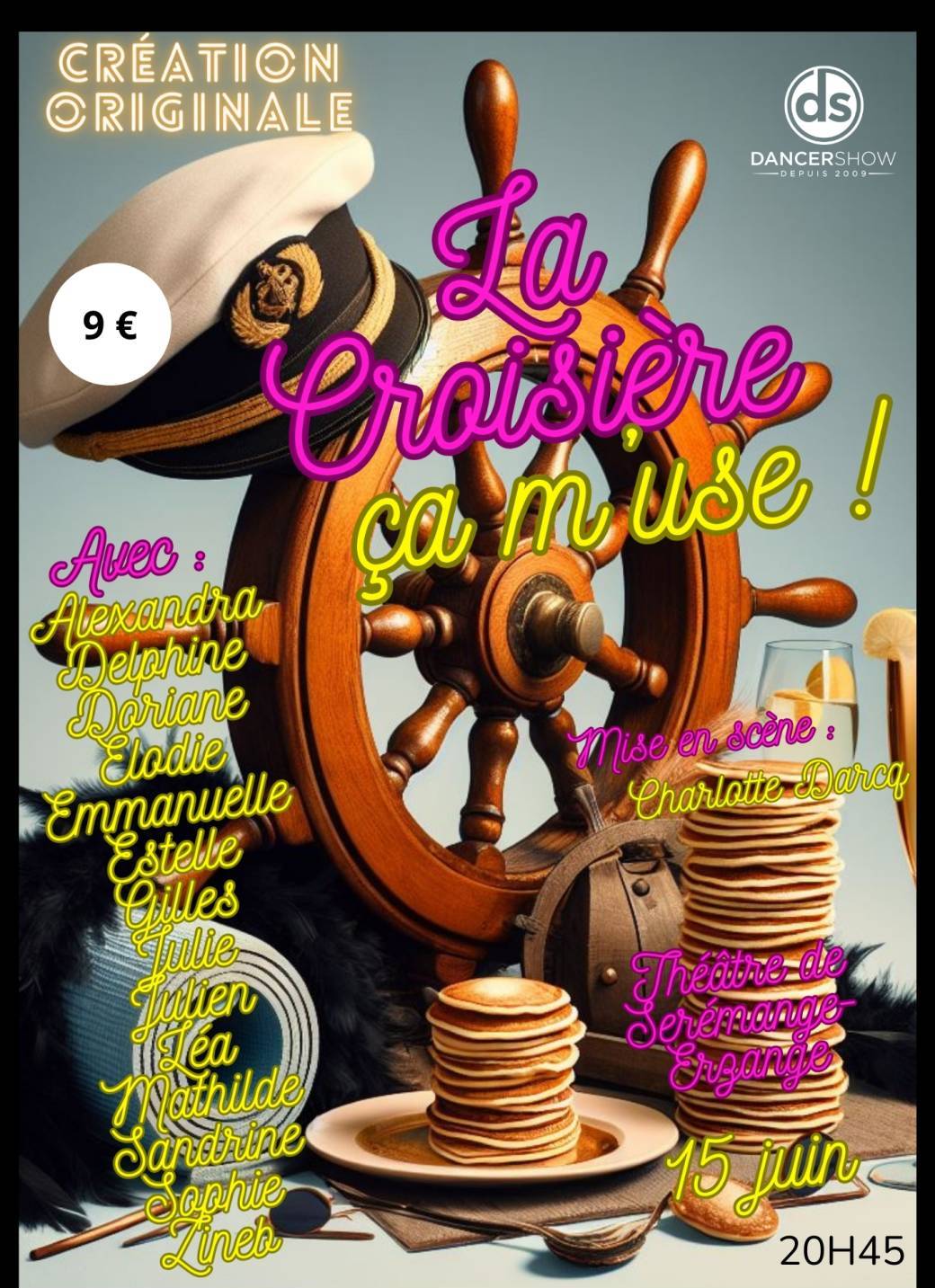 DS - Spectacle "LA CROISIÈRE CA M'USE"