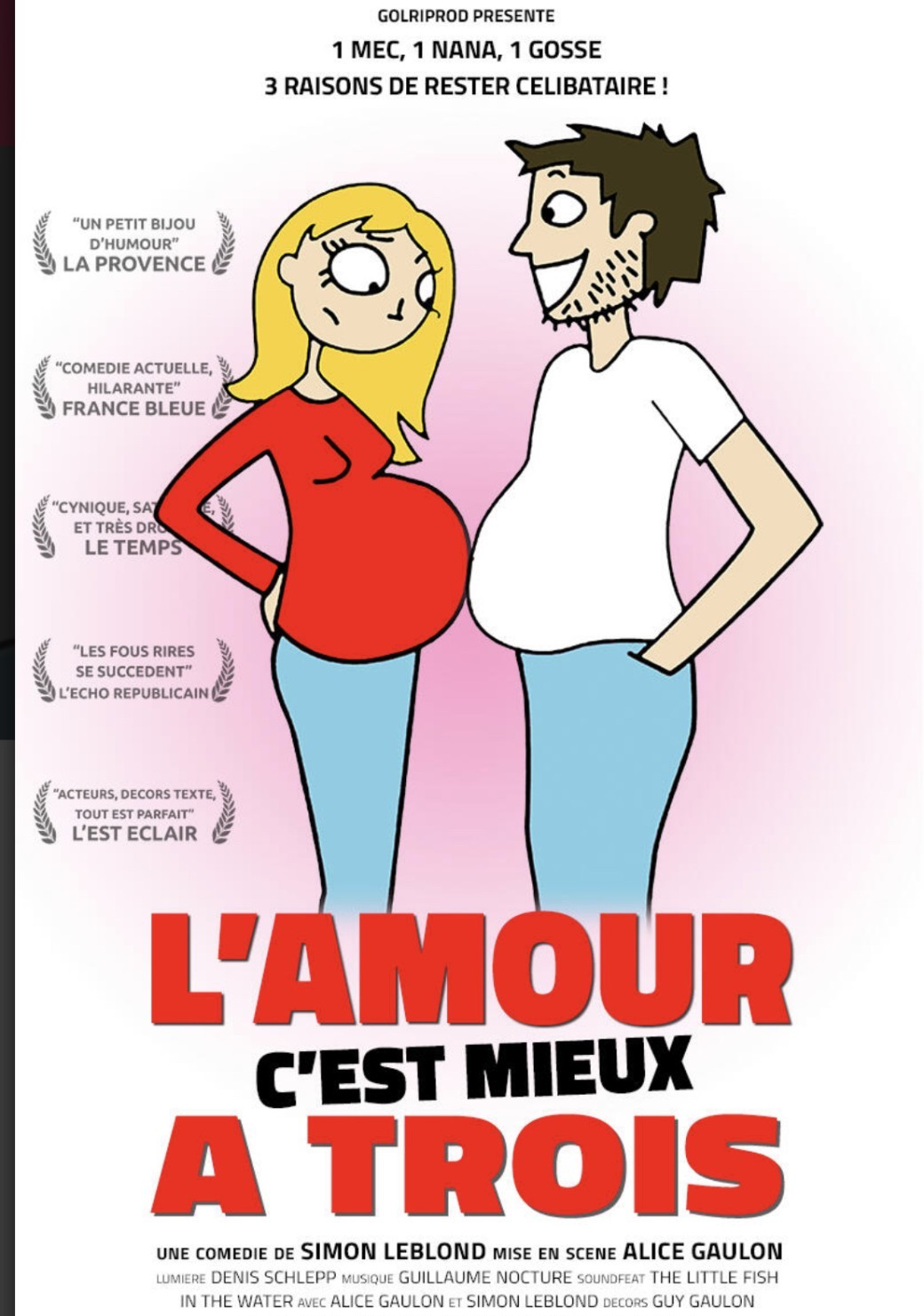 Théâtre : L'amour c'est mieux à trois